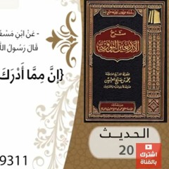 20- شرح الحديث العشرون الحياء من الإيمان للشيخ محمد بن عثيمين
