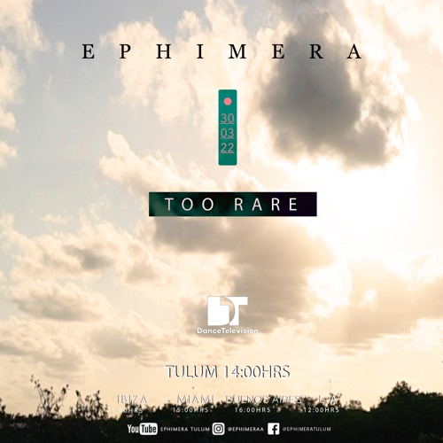TooRare | Rominimal Tulum Tropical Mix 2022 | By EPHIMERA Tulum ​