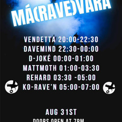 MÁ(RAVE)VÁRA - INDUSTRIAL CLOSING 160-175 BPM