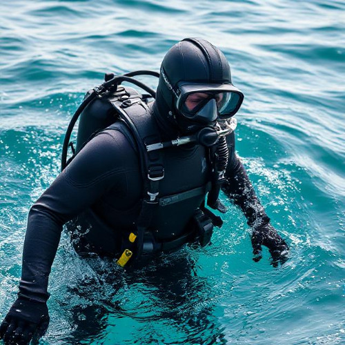 Emerge from water