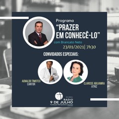 Programa PRAZER EM CONHECE-LO - 23-01-2021