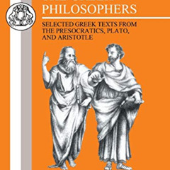 [VIEW] EBOOK 📍 The Greek Philosophers: Selected Greek Texts from the Presocratics, P