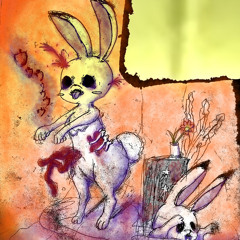 桃色の街に雪が降る:Snowy Pink Town