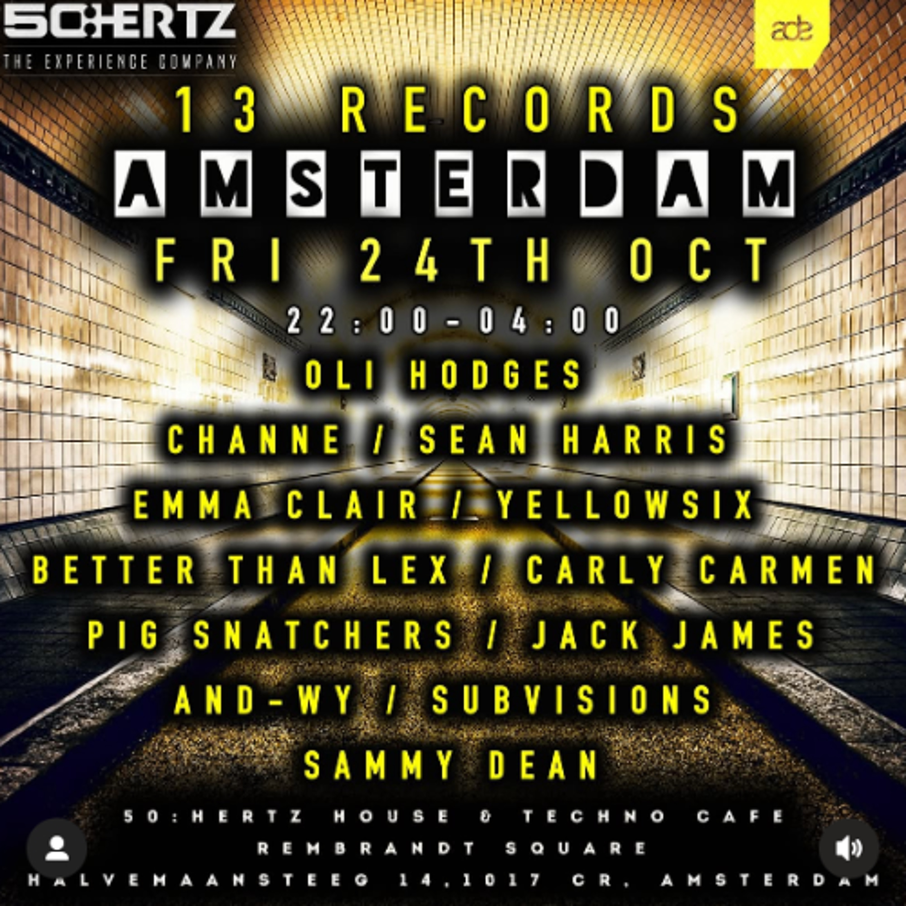 PIG SNATCHERS x JACK JAMES - 13 records party 24.10.25 ADE 2025 episode artwork