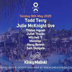 Tristan Ingram LIVE Kinky Malinki, O Beach Ibiza 18.05.2025.