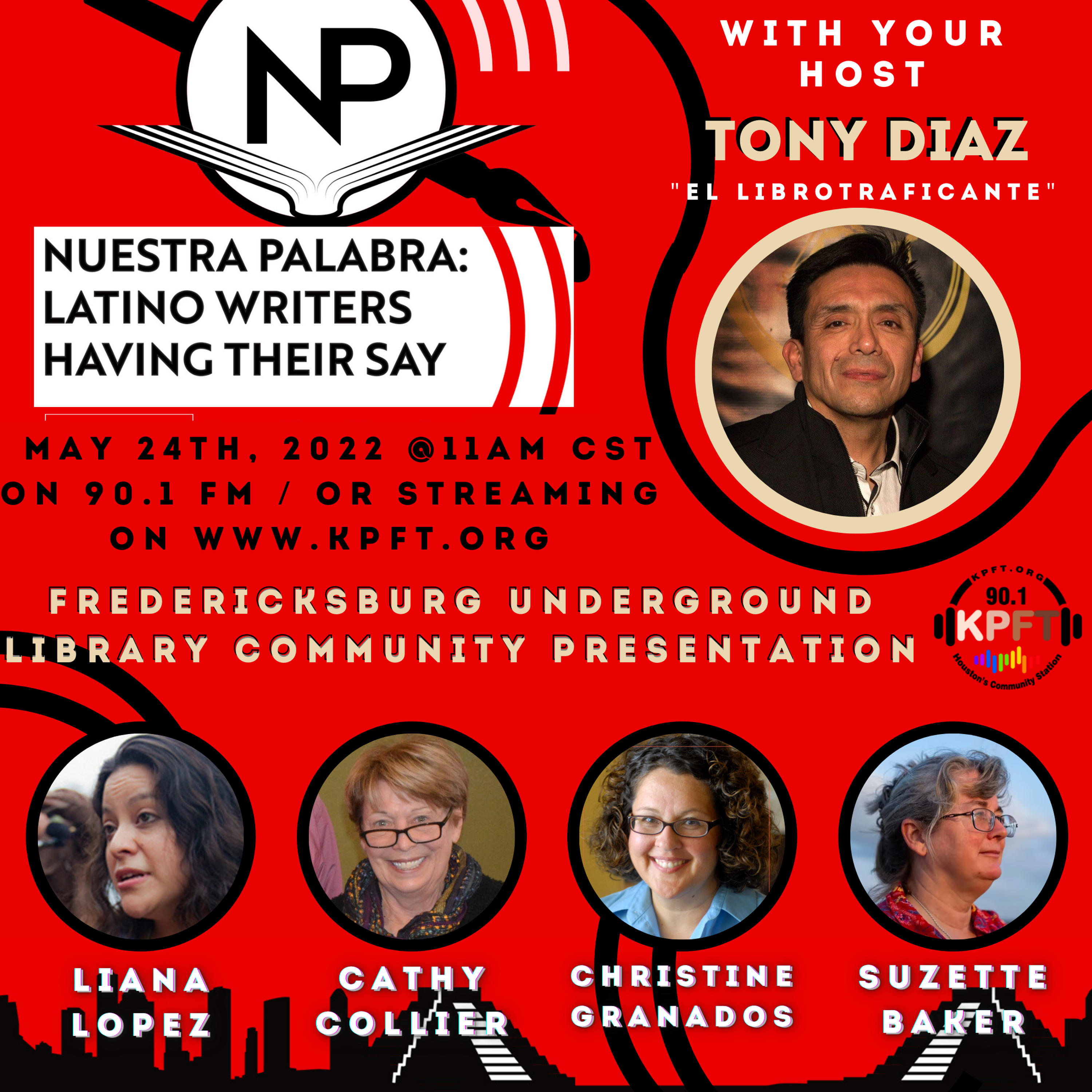 Nuestra Palabra: Latino Writers Have Their Say w/ Tony Diaz