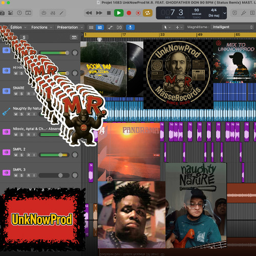 Projet 1483 UnkNowProd M.R. FEAT. GHODFATHER DON 90 BPM ( Status Remix) MAST. L.P.