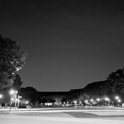 Night Square - Penguin Robot