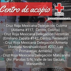 Mantiene Cruz Roja centros de acopio hasta el viernes 4 de noviembre