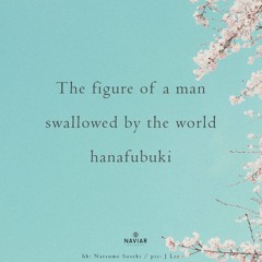 haiku #546: the figure of a man / swallowed by the world / hanafubuki