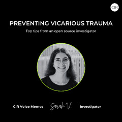 Preventing vicarious trauma: Top tips from an open source investigator