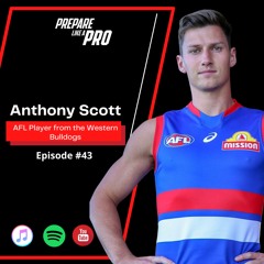 #43 - Anthony Scott AFL Small Forward from the Western Bulldogs