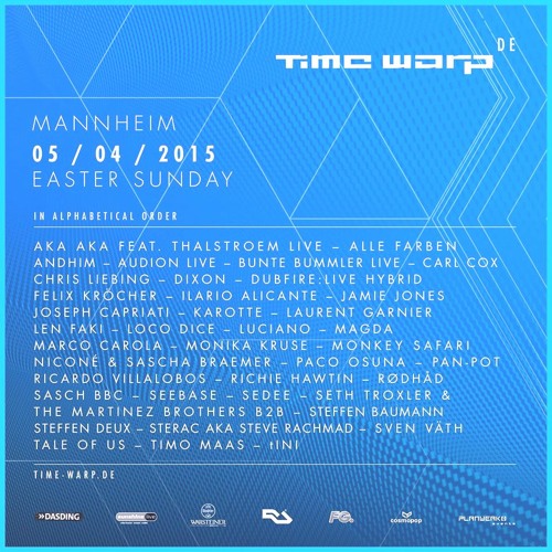 Rödhäd Live @ Time Warp, Maimarkthalle, Mannheim Germany 05-04-2015