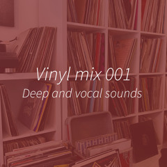 Vinyl Mix 001 : Deep and Vocal sounds of the Underground