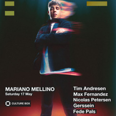 Live at Culture Box With Mariano Mellino May 2025 Part I