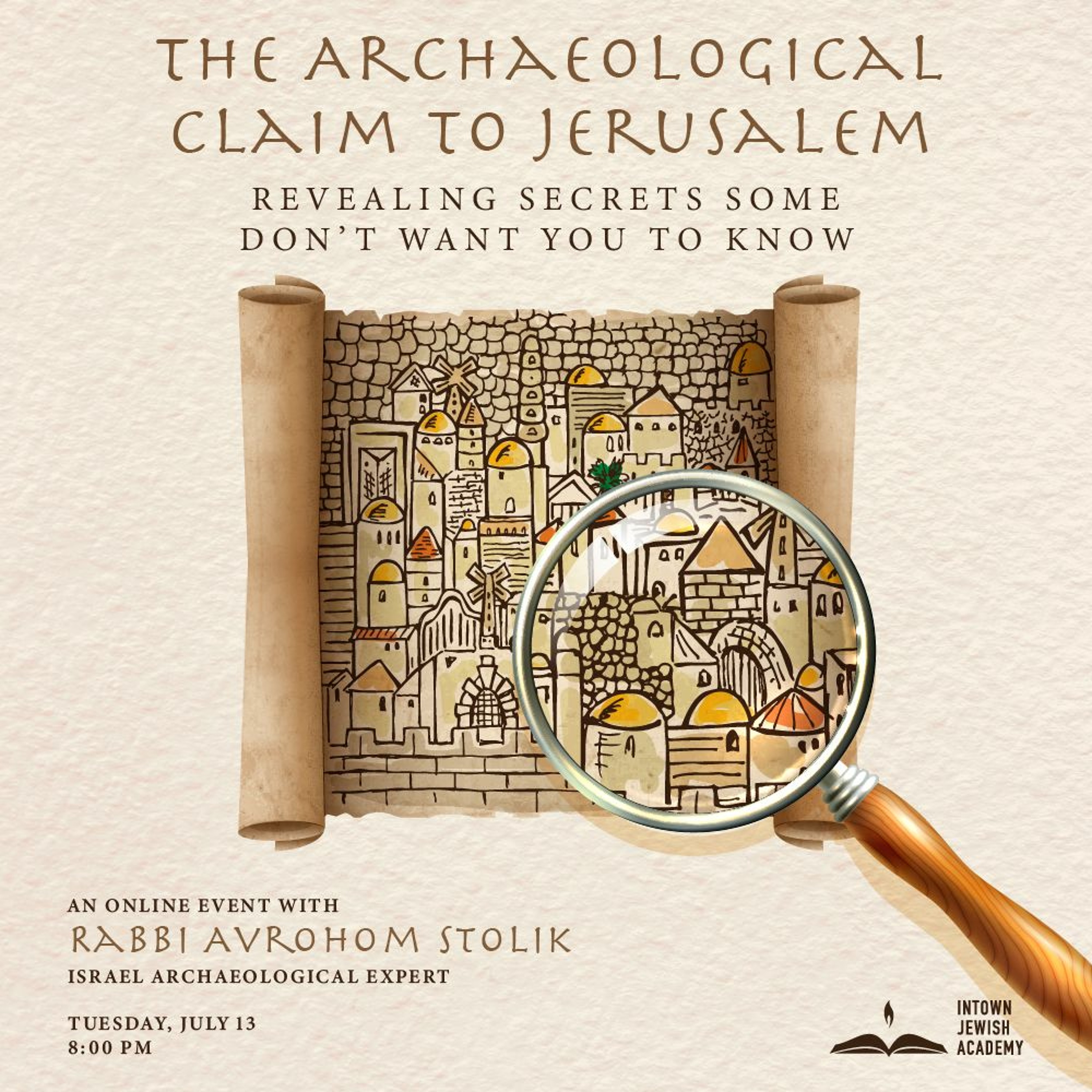 The Archaeological Claim to Jerusalem episode artwork