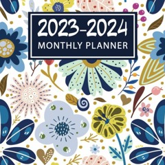 PDF 2023-2024 Monthly Planner: Two Year (January 2023 through December 2024) with Holidays and I
