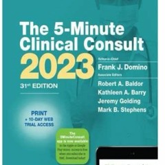 Read [PDF EBOOK EPUB KINDLE] 5-Minute Clinical Consult 2023 by  Logan Jerkins 📮