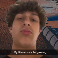 my little moustache growing