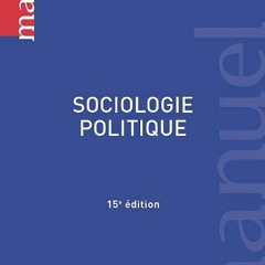 Télécharger eBook Sociologie politique au format PDF zfTO2