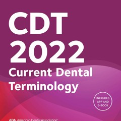 Ebook Dowload CDT 2022: Current Dental Terminology Book and App Free Online