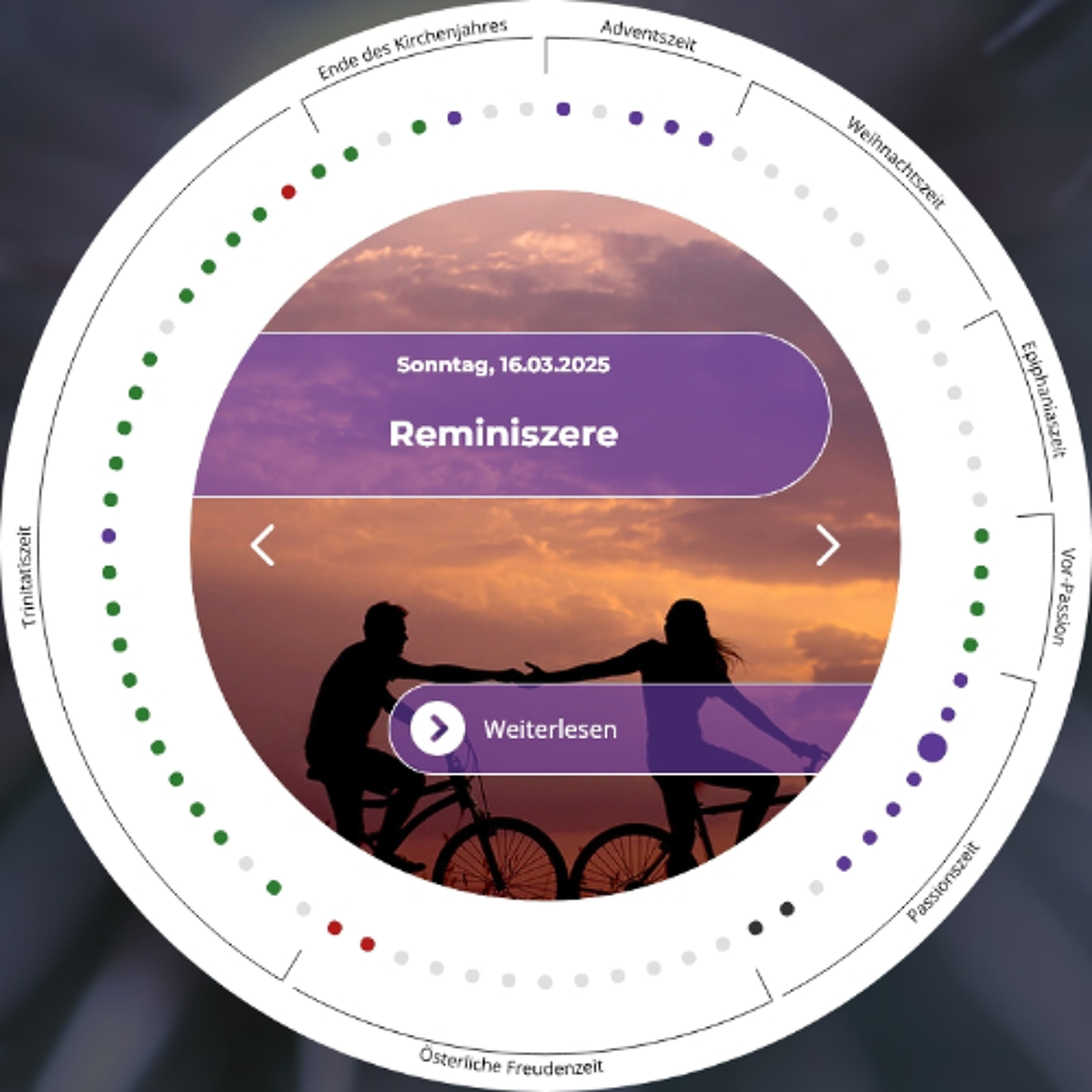 Farbe, Lied und Bibeltext – eine App fürs Kirchenjahr