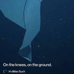 On the knees.