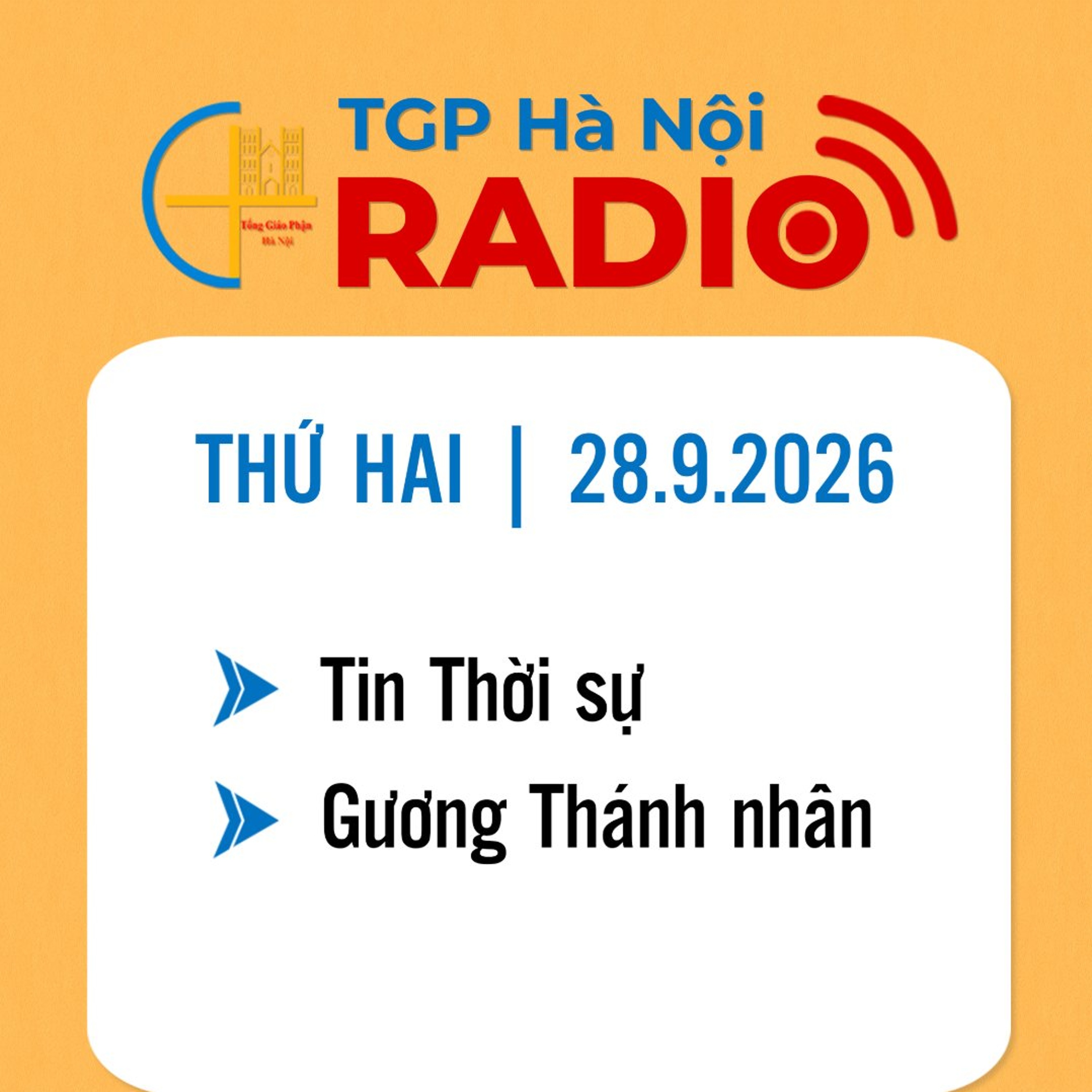Thứ Hai ngày 28/9/2026
