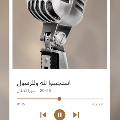 سورة الأنفال (20-25)