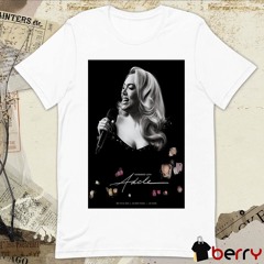 Official Poster Adele Caesars Palace Las Vegas NV May 24-25 2024 Event t-shirt