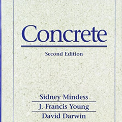[Read] KINDLE ✓ Concrete (2nd Edition) by  Sidney Mindess EPUB KINDLE PDF EBOOK