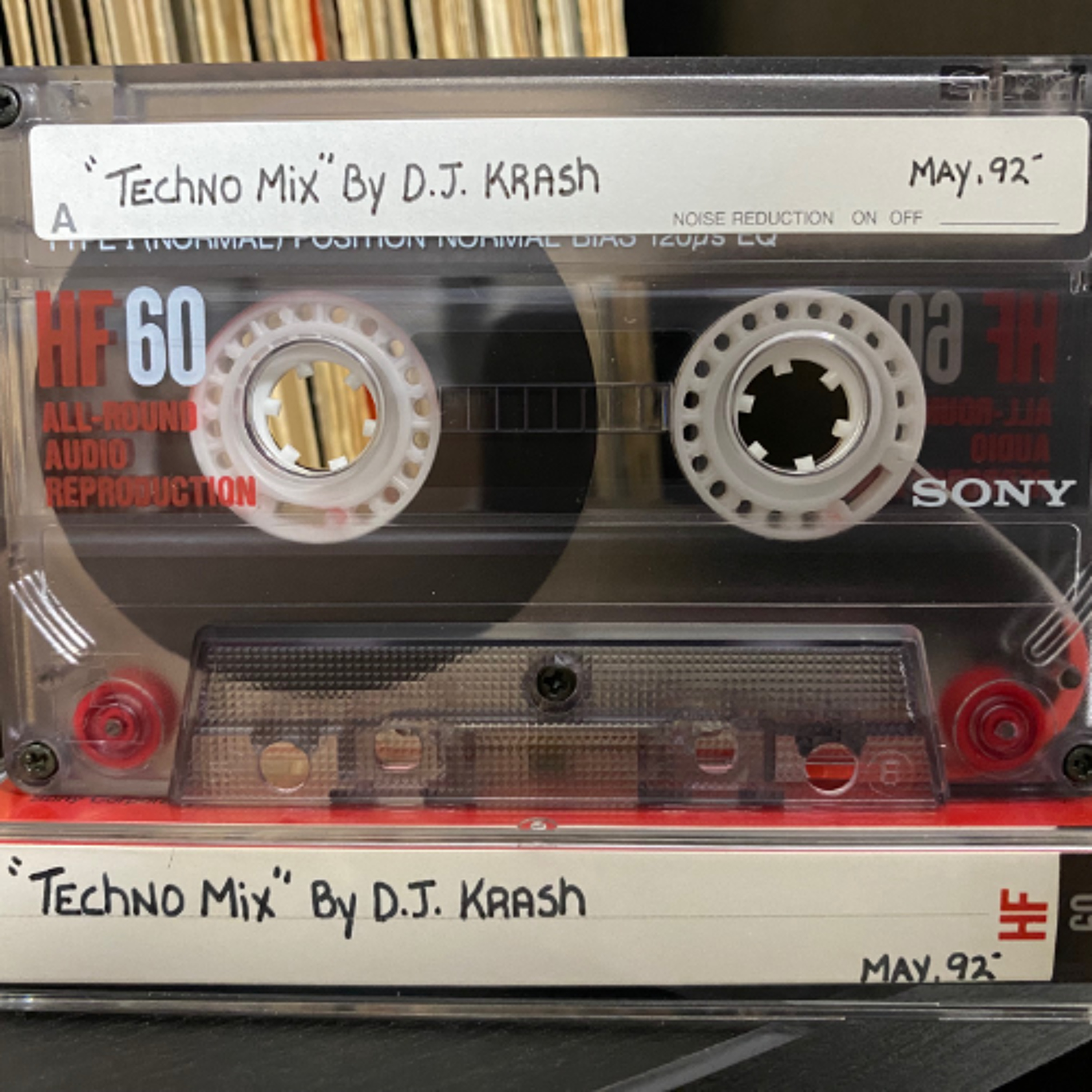 DJ Krash 'Techno Mix' NYC May,92' (Manny'z Tapez) episode artwork