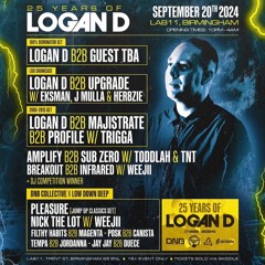 DNB COLLECTIVE PRESENTS: 25 YEARS OF LOGAN D - LUZE (DJ ENTRY)