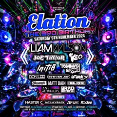 INITI8 - ELATION 3RD BIRTHDAY PROMO MIX - SATURDAY 9TH NOVEMBER @ INFINITY BLACKPOOL
