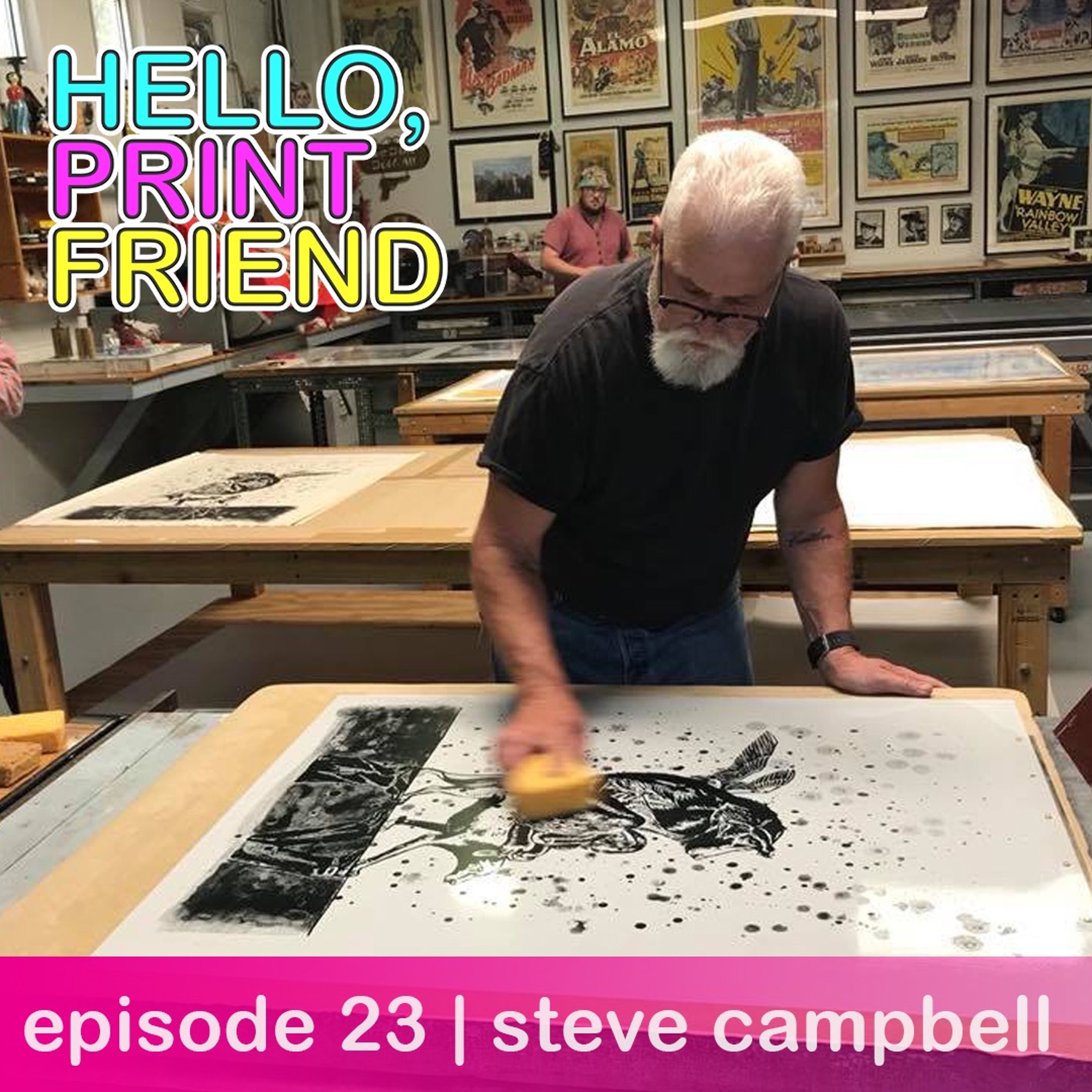 episode 23 : steve campbell of landfall press