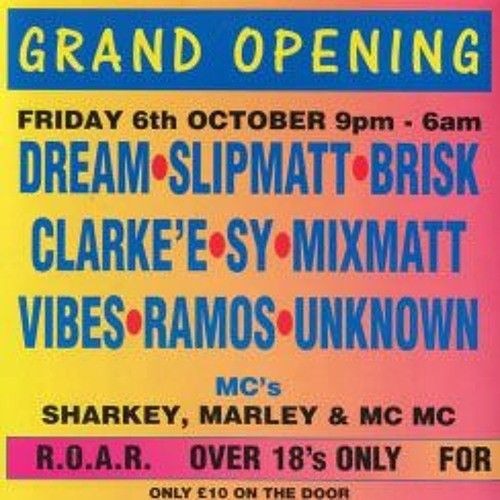 DJ Unknown & MC Sharkey MC Marley @ Fusion - 'Grand Opening' - Rhythm Station (06/10/1995)