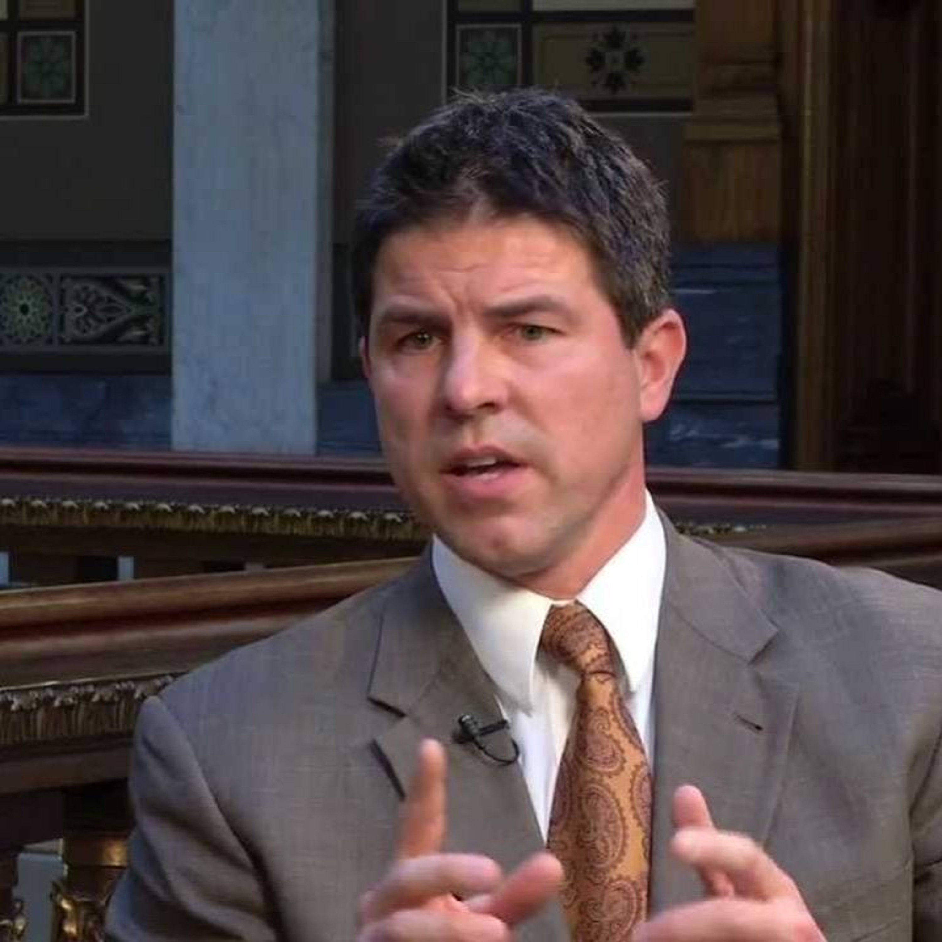 Speaking with Senator Bray