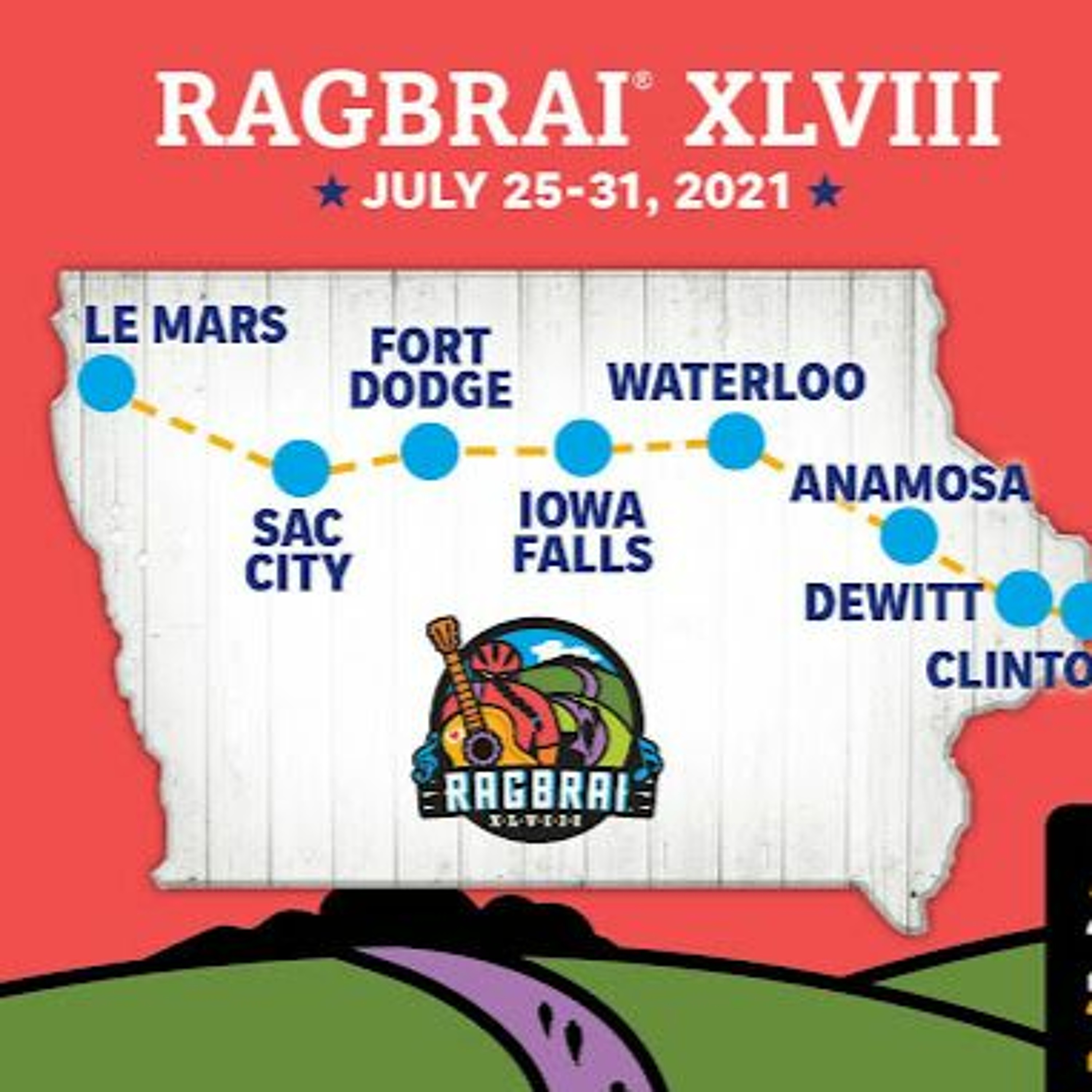 Episode 179: A Preview of the 2021 RAGBRAI Overnight Towns