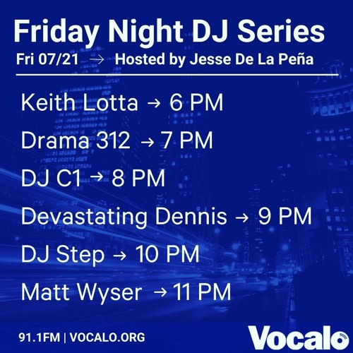 Keith Lotta (KGBEATS) - Vocalo's Friday Night DJ Series 07/21/2023