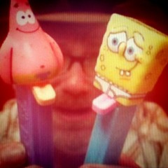 me and my mates we used to play with our pez dispensers