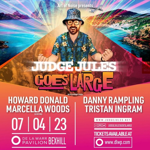 Tristan Ingram Live Judge Jules Goes Large, De La Warr Pavilion, Bexhill, East Sussex 07.04.2023
