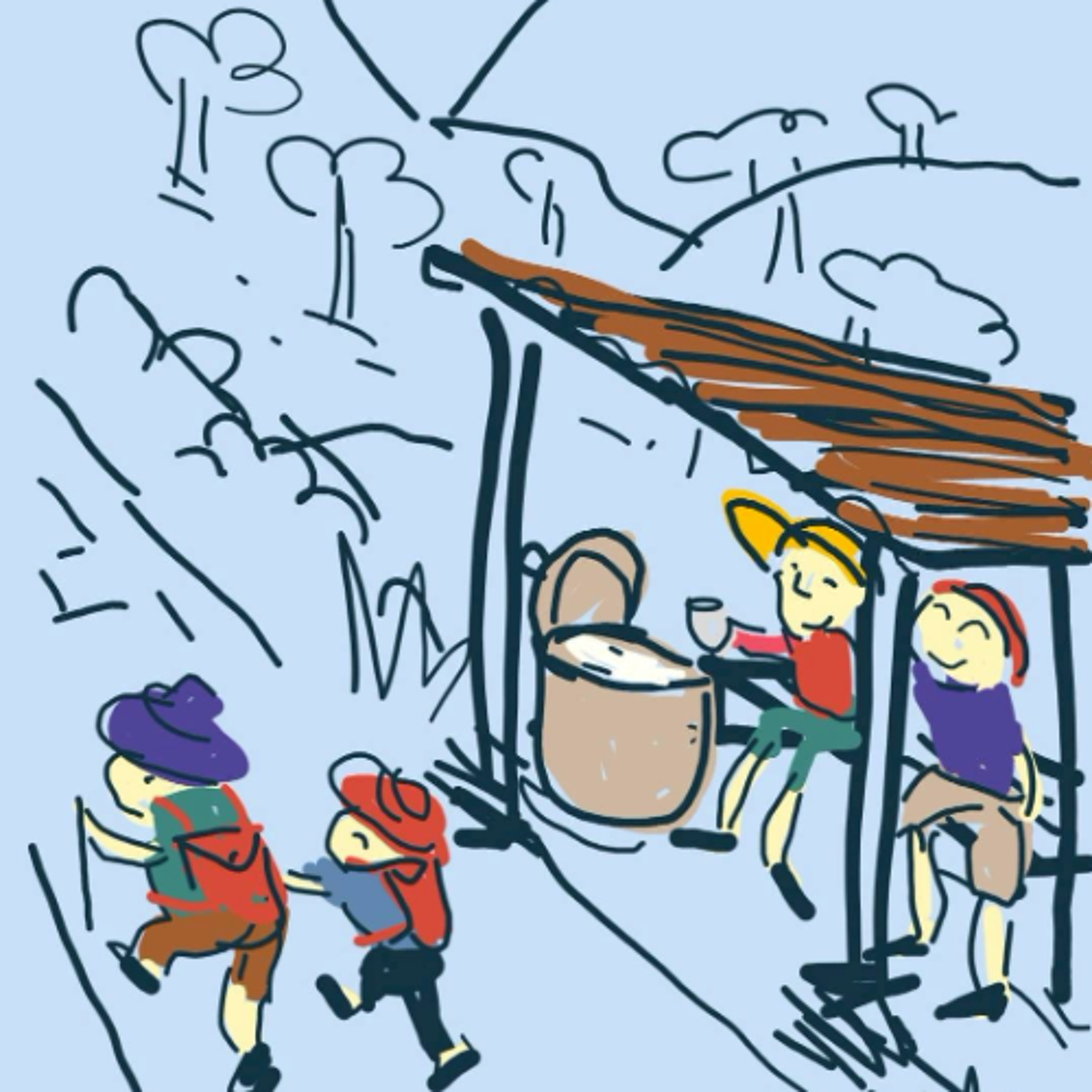 นิทานยิ้มแย้มแก้มใส (EP 440 นิทานเรื่อง มาดื่มน้ำเย็นๆได้ที่นี่นะ) episode artwork