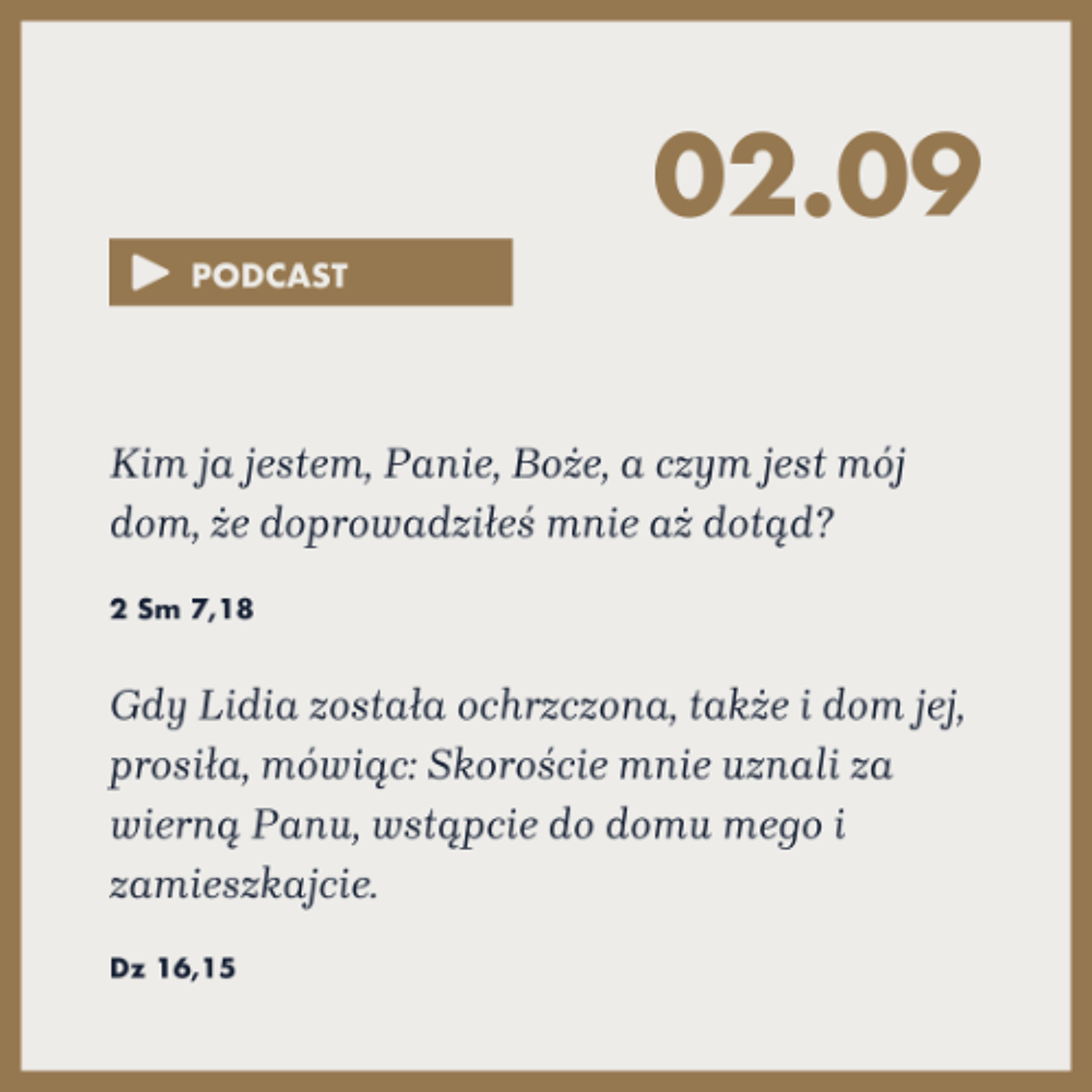 Poranek ze Słowem na 2 września 2025 episode artwork