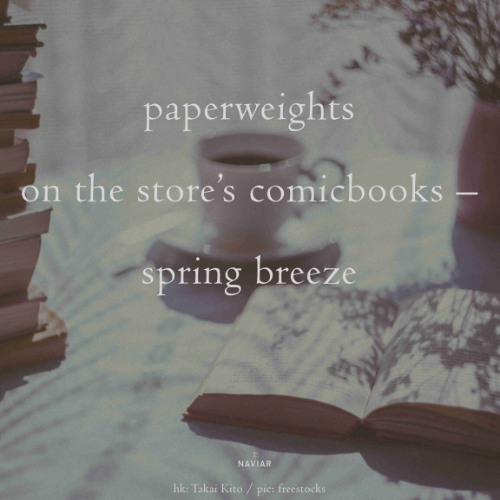 Paperweights - (naviarhaiku - 587)