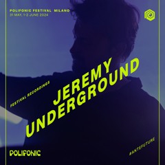 Jeremy Underground at Polifonic Festival Milano 2024 - ADI Design Museum