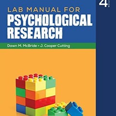 ACCESS KINDLE PDF EBOOK EPUB Lab Manual for Psychological Research by  Dawn M. McBrid