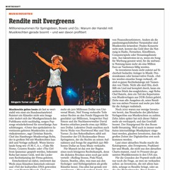 Der Kampf um die Tantiemen der Popstars - warum das Geschäft mit Musikechten boomt