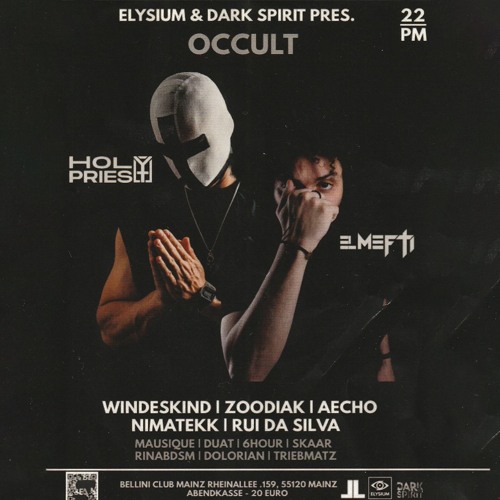 SkaaR @ Occult (Dark Spirit x Elysium) // Bellini [27.07.2024]