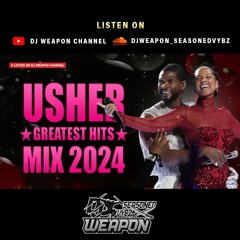 USHER GREATEST HITS MIX 2024 | R&B | SLOW JAMS | SUPER BOWL HALFTIME SHOW | THROWBACK