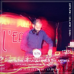 Music Is The Message, Love Is The Answer: CoOp NYE Takeover with Rui Fradinho - 31.12.2021